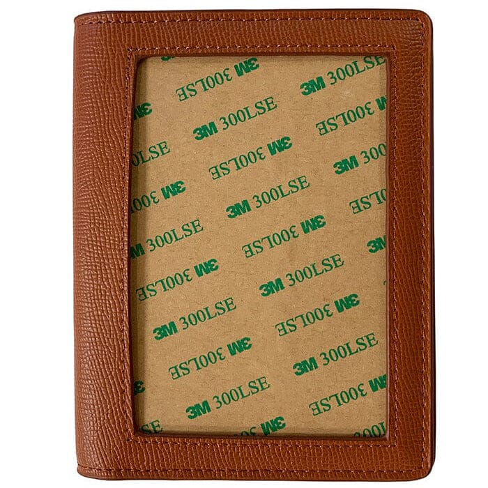 Leather Passport Cover - Cognac Saffiano - Image 3