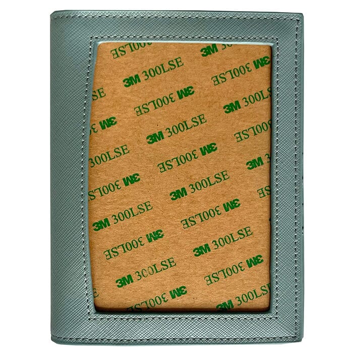 Leather Passport Cover - Sky Saffiano - Image 3