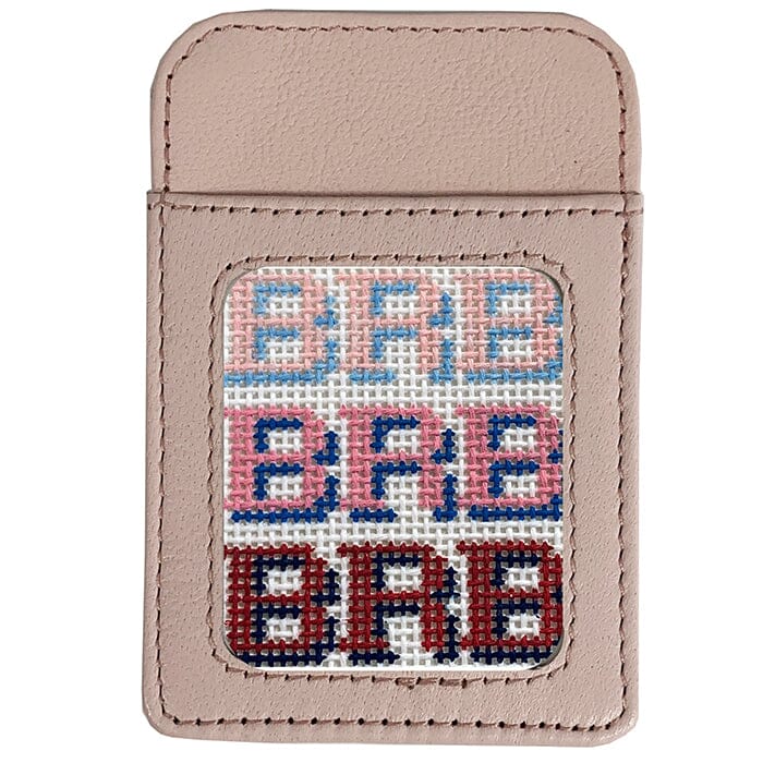Leather Phone Case Wallet - Baby Pink