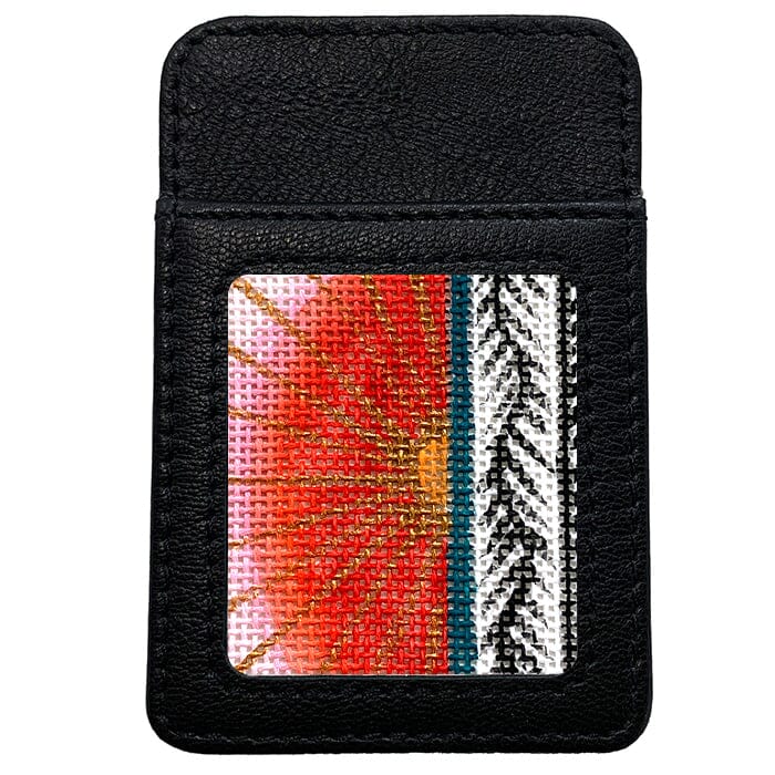 Leather Phone Case Wallet - Black