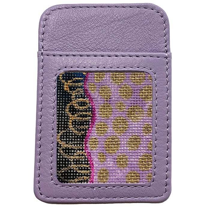 Leather Phone Case Wallet - Lilac