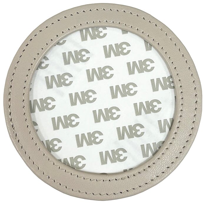 Leather Self-Finishing Round Magnet - Moonbeam - Image 2