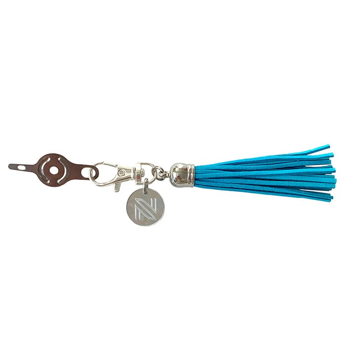 Leather Tassel Needle Threader - Turquoise
