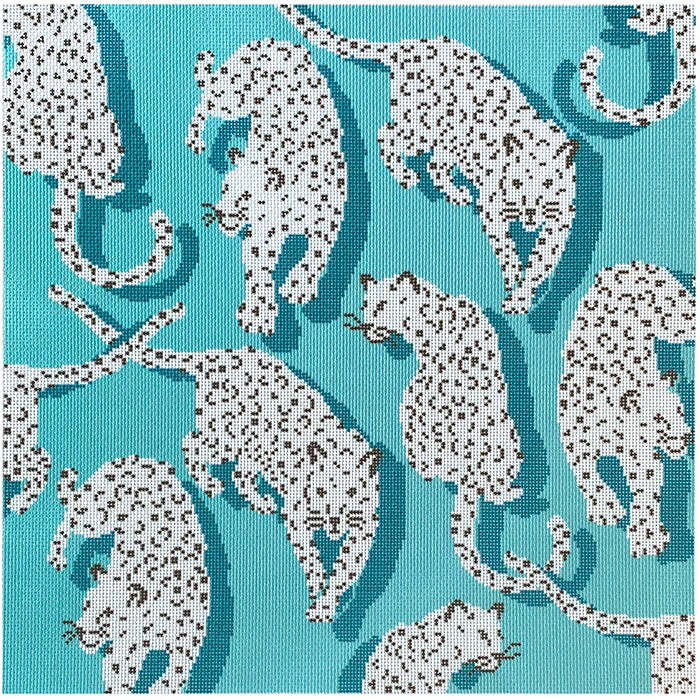 Leopard Pillow Kit - Blue - Image 2