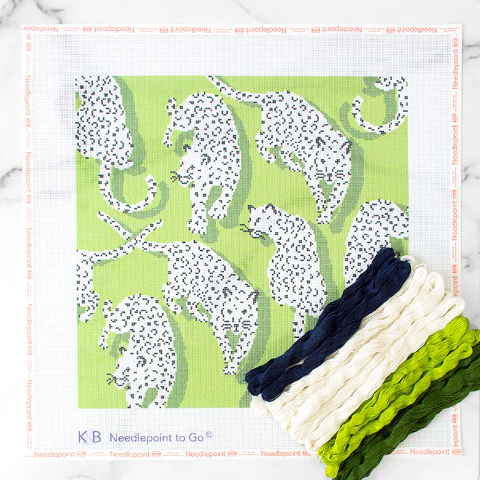 Leopard Pillow Kit - Green