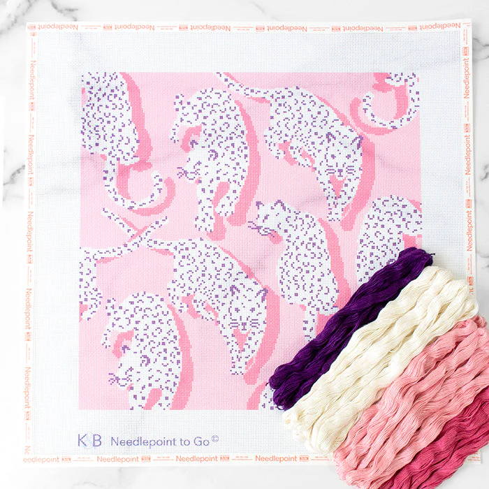 Leopard Pillow Kit - Pink