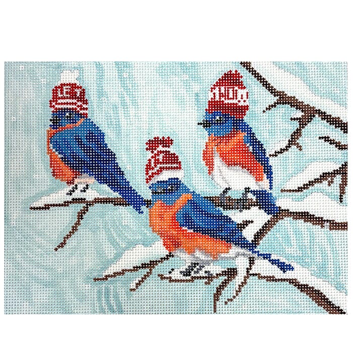 Let it Snow Birds Pillow on 13