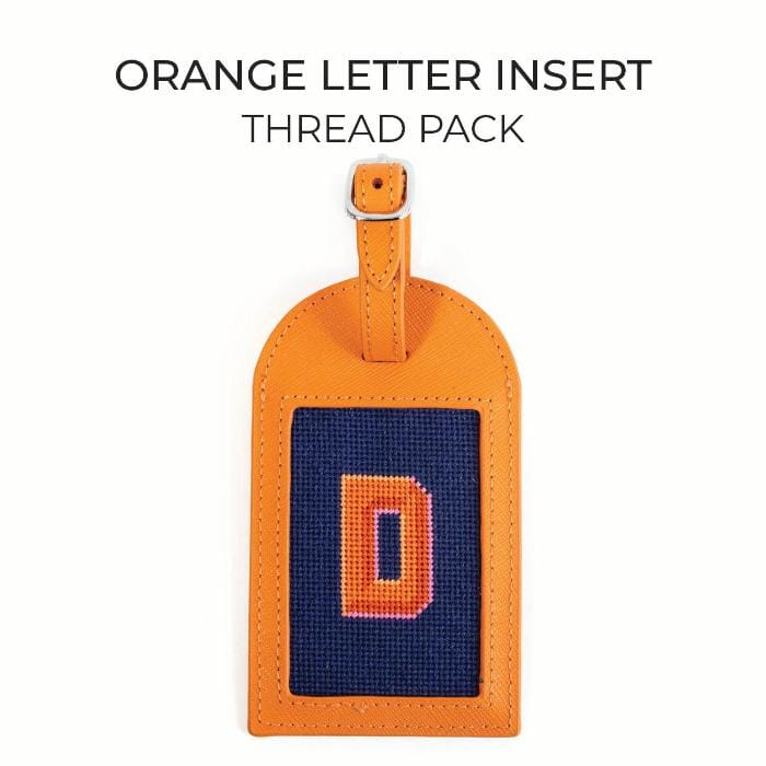 Letter Insert Thread Pack - Orange on Navy