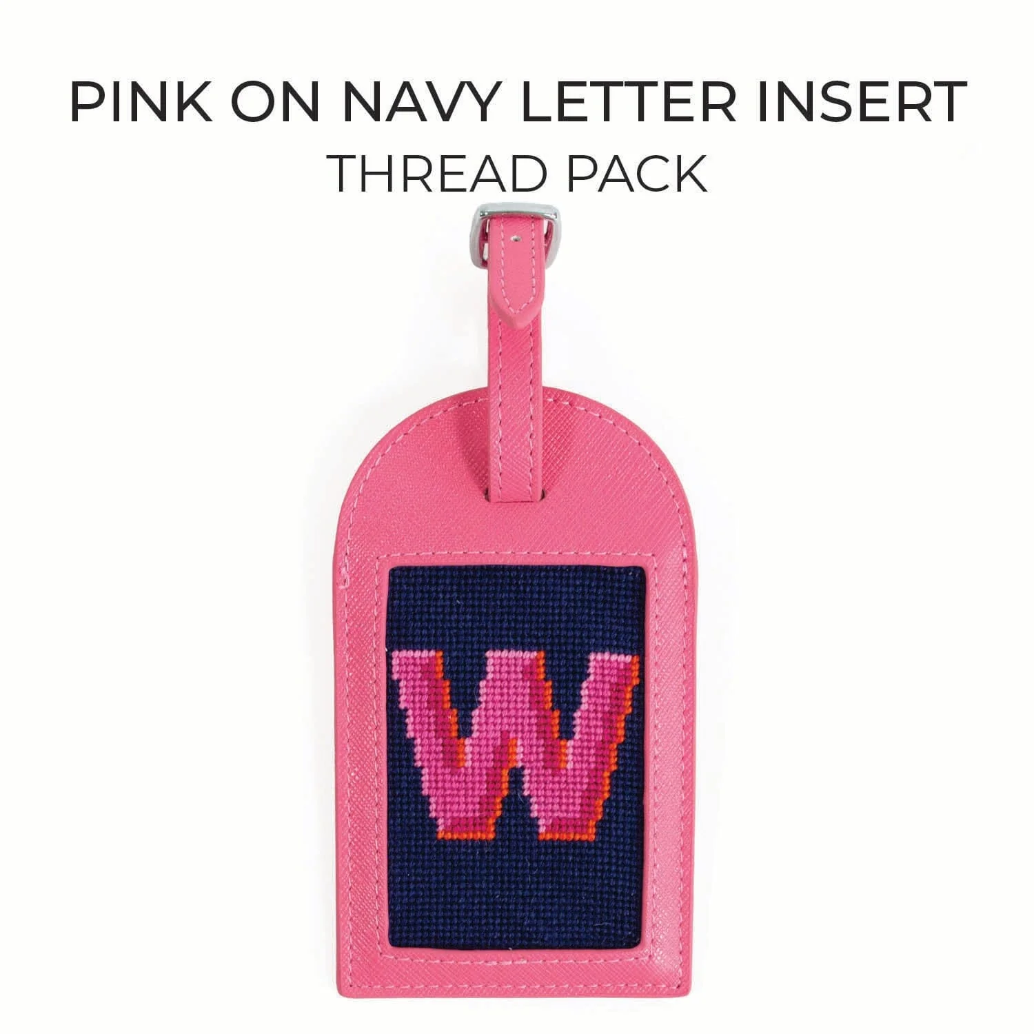 Letter Insert Thread Pack - Pink on Navy