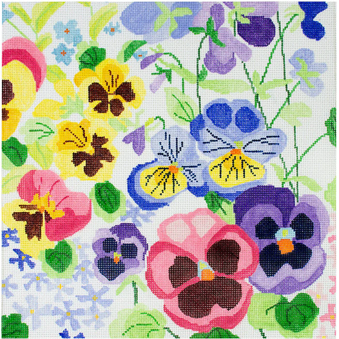 Lg Pansy Garden #1