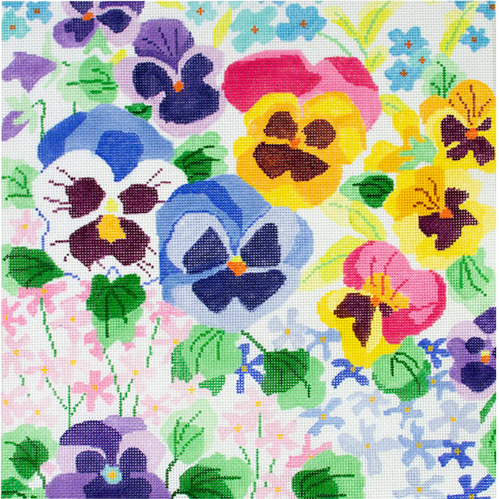 Lg Pansy Garden #2