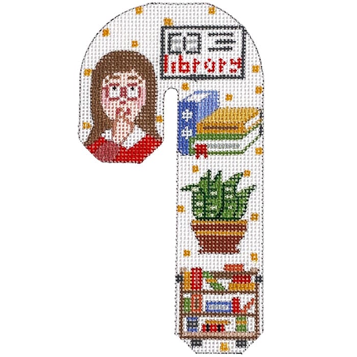 Librarian Candy Cane