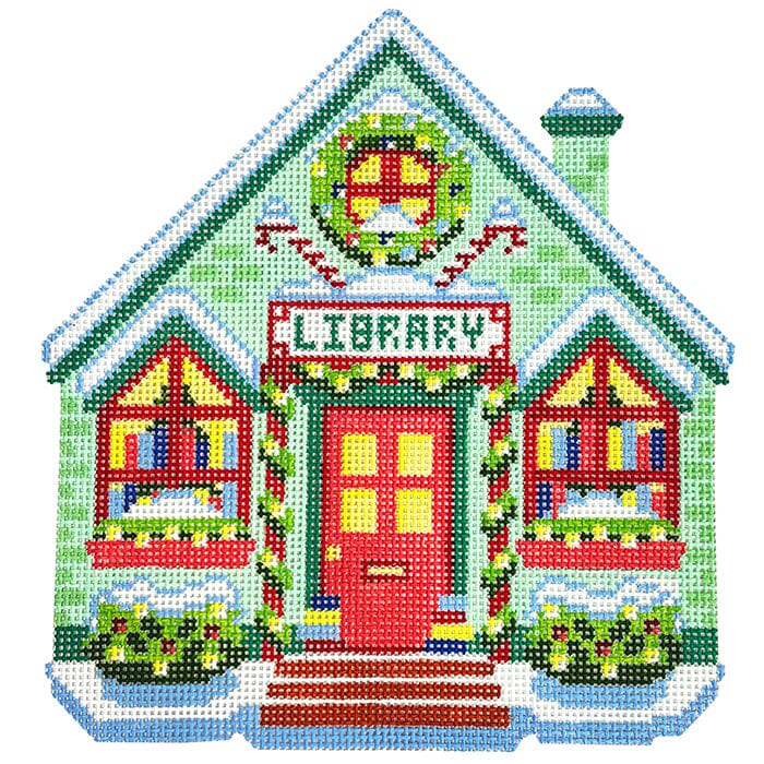 Library Christmas Village