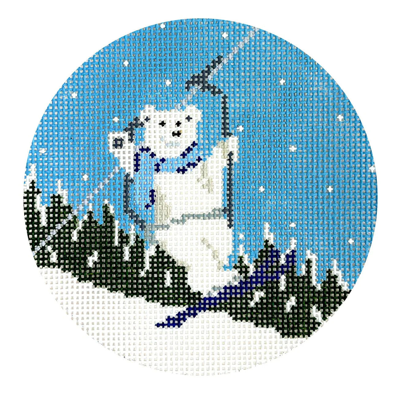 Lift Ride in Snowfall Bear