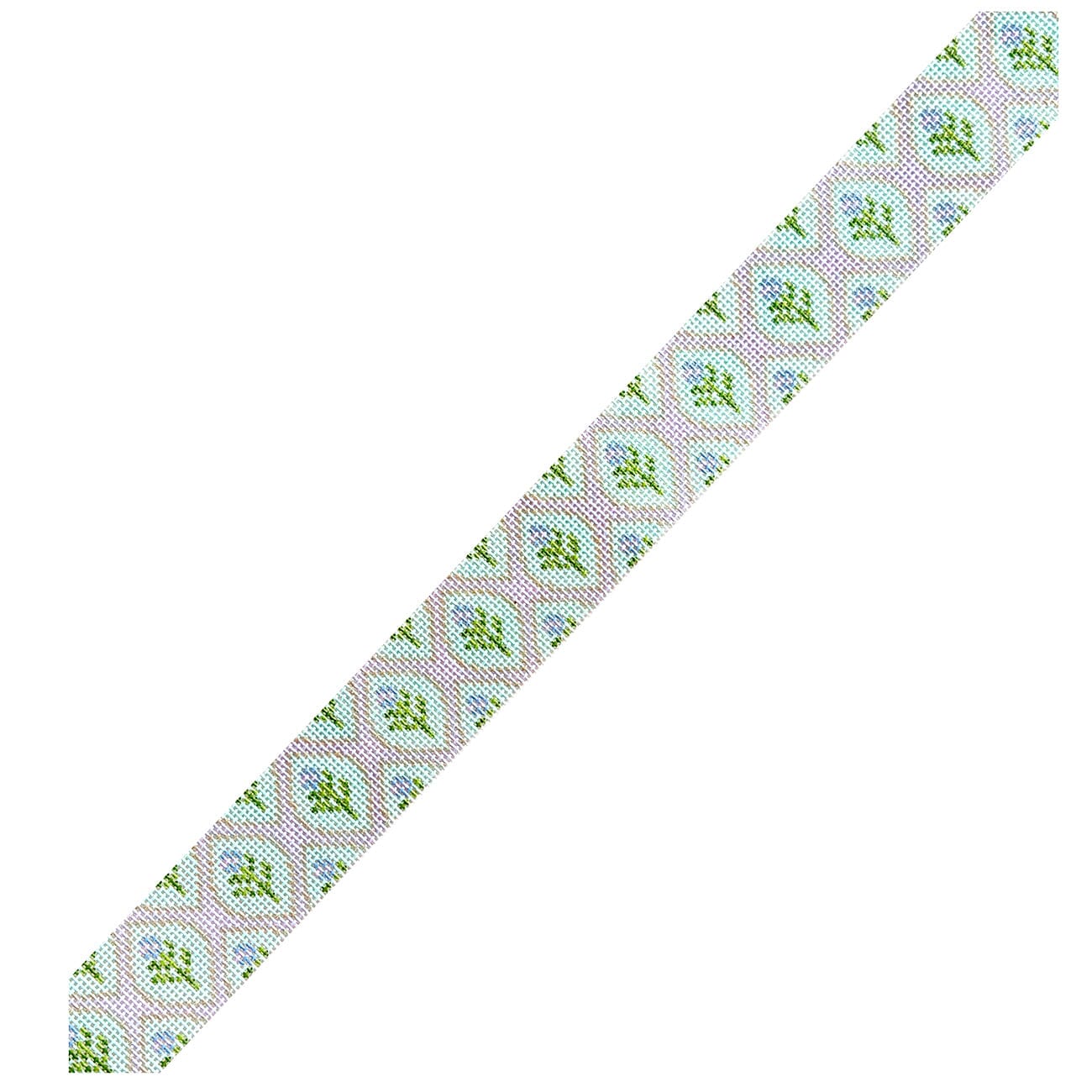 Lilac / Aqua Floral Bag Strap