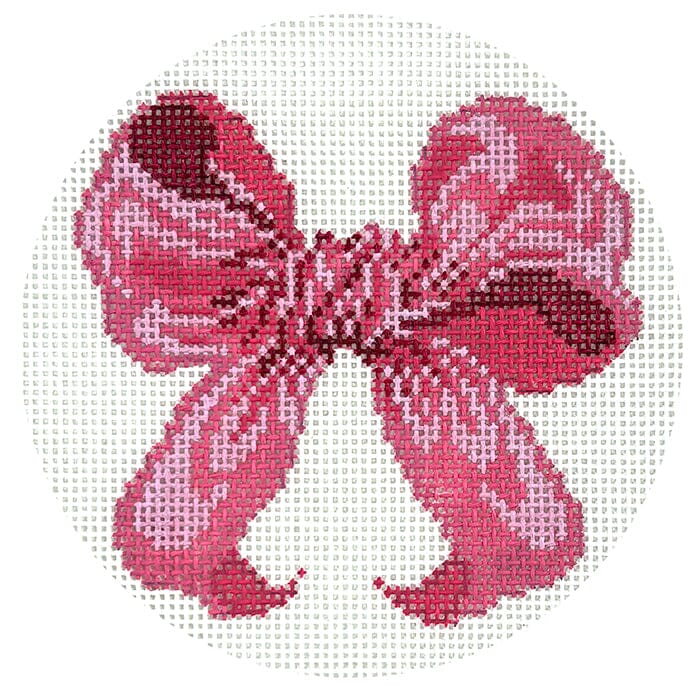 Lilly Pink Bow 4" Round