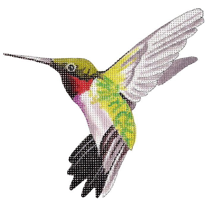 Lime Green Hummingbird Ornament