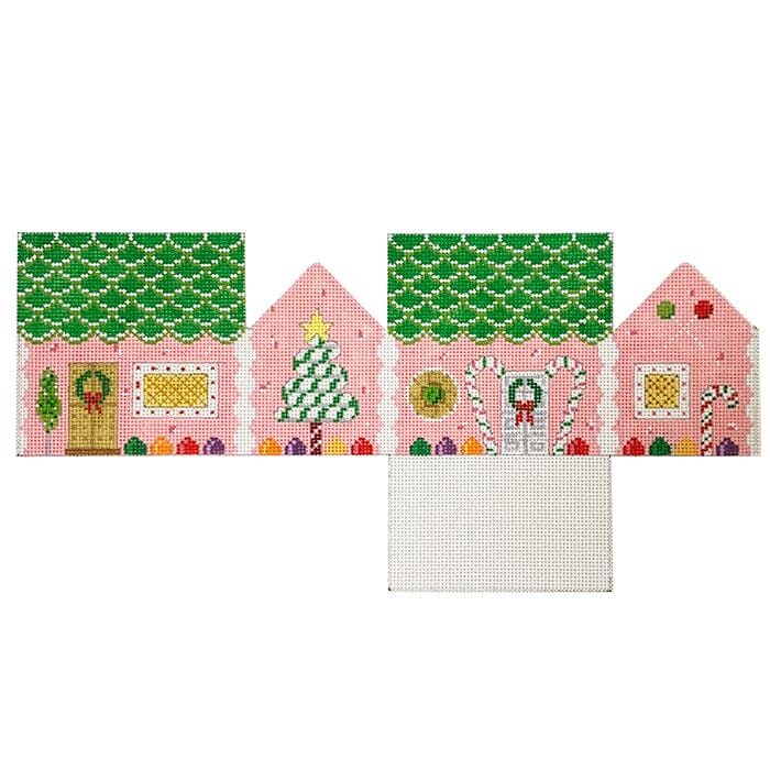 Lime Slice Roof and Peppermint, 3D Gingerbread House