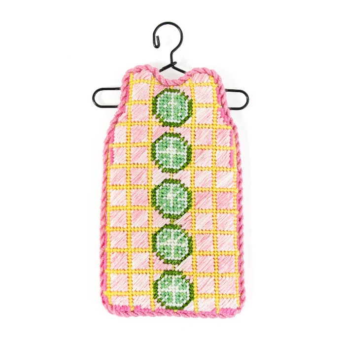 Limes/Tattersall Mini Shift with Stitch Guide