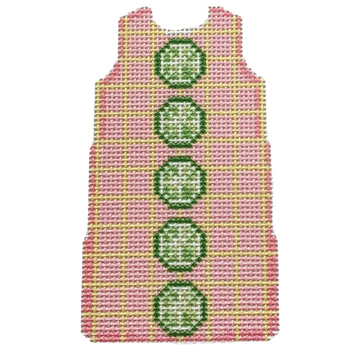 Limes/Tattersall Mini Shift with Stitch Guide - Image 2