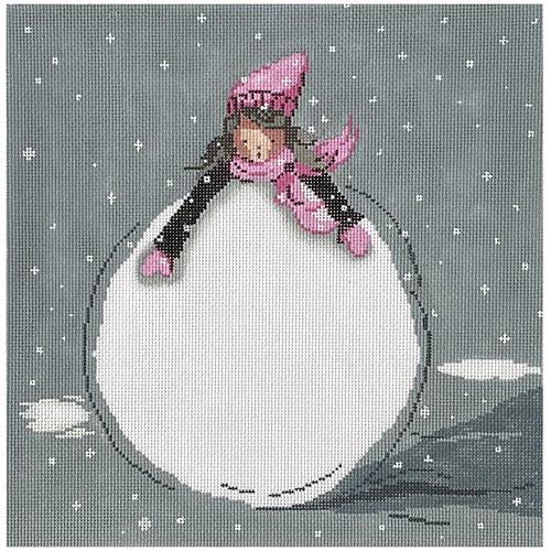 Little Girl, Huge Snowball