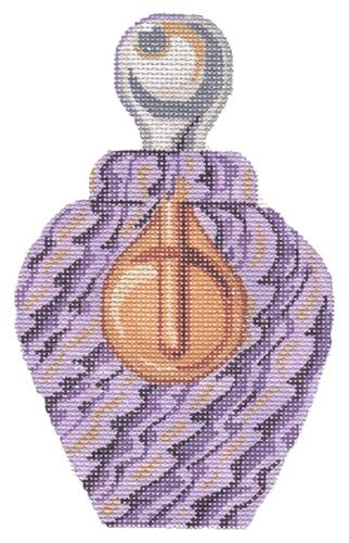 Purple Venetian Glass Perfume Bottle