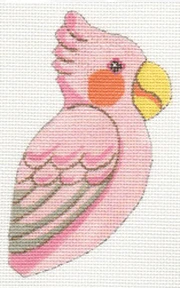 Pink Cockatoo Double Sided Clip-On