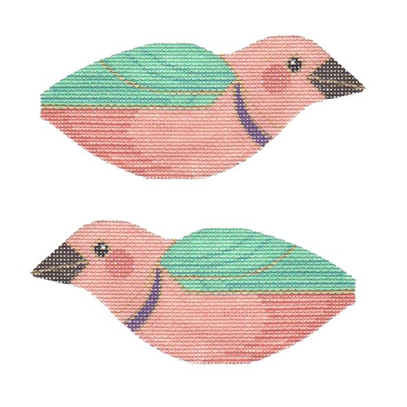 Fantasy Bird 2-Sided Clip-On