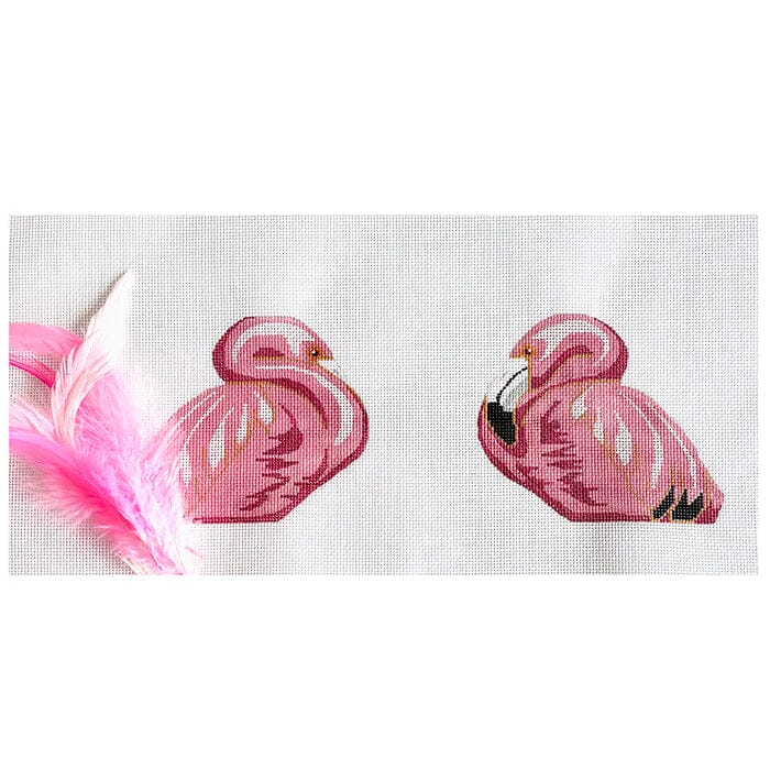 Pink Flamingo 2-Sided Clip-On