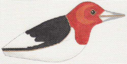 Red Headed Woodpecker Double Sided Clip-On