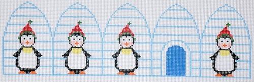 Penguin Igloo 3D Ornament