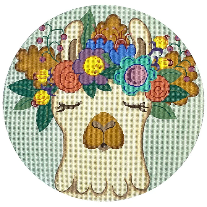 Llama Circle with Headdress