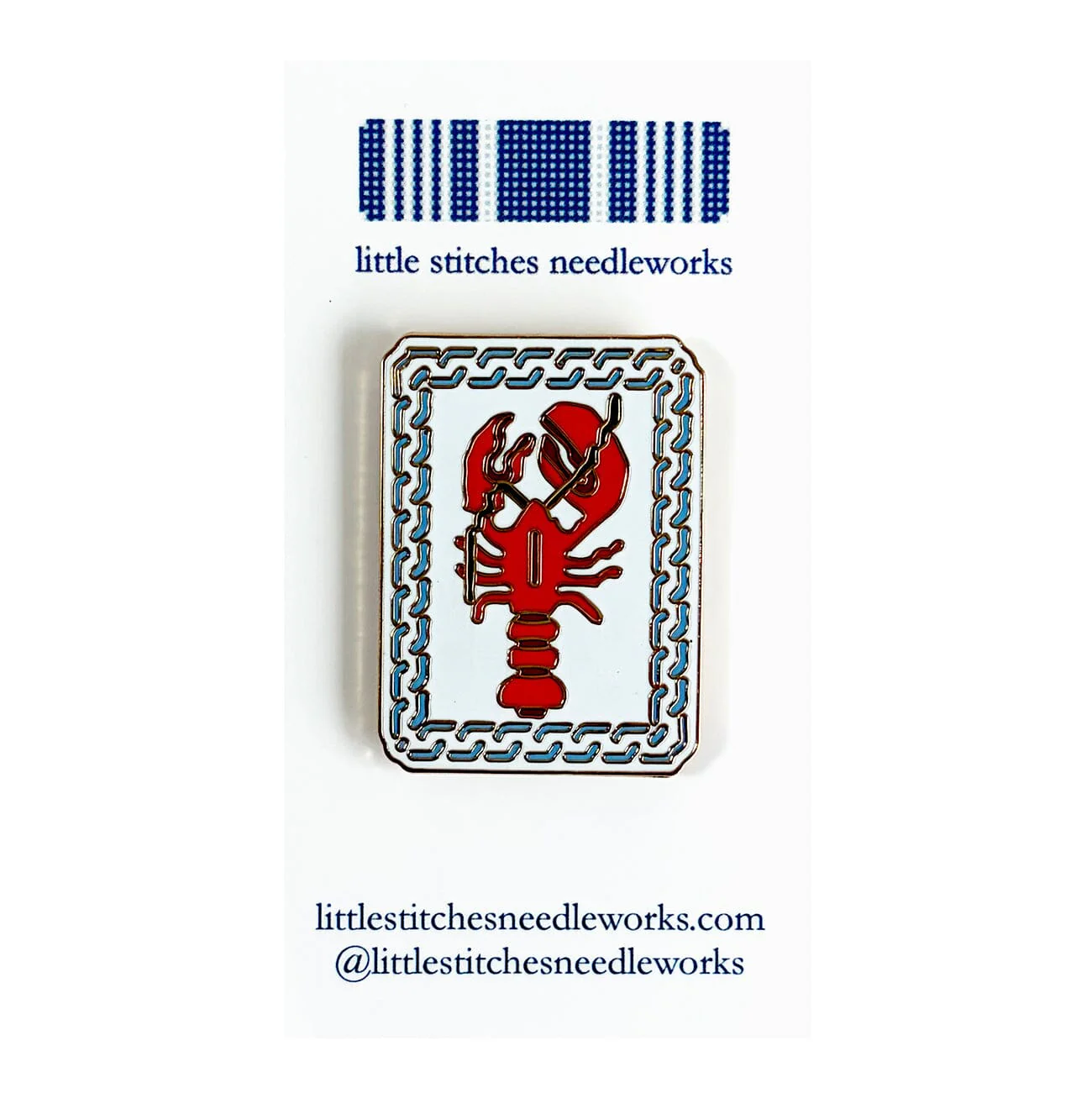 Lobster Needle Minder RED