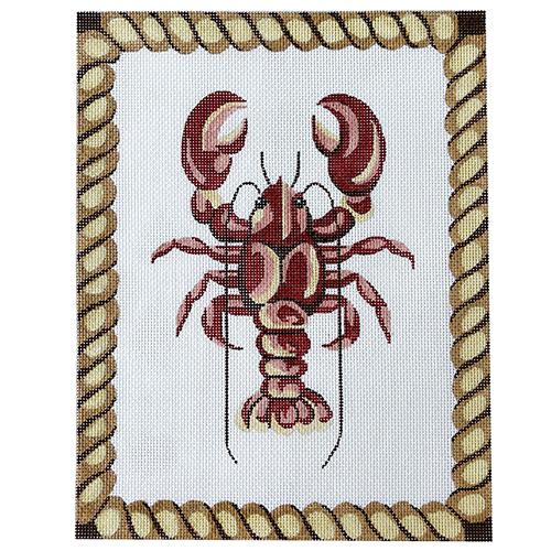 Lobster with Rope Border