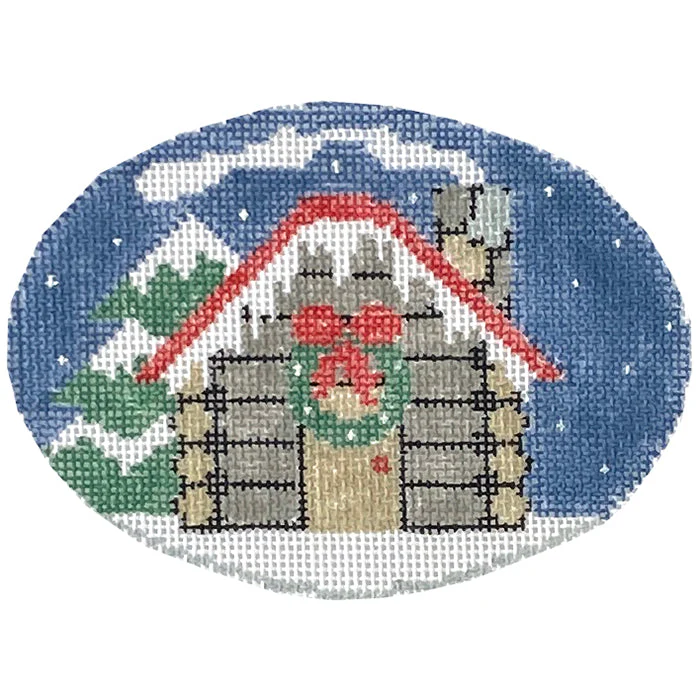 Log Cabin Oval