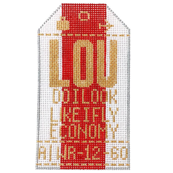 Louisville LOU Retro Travel Tag
