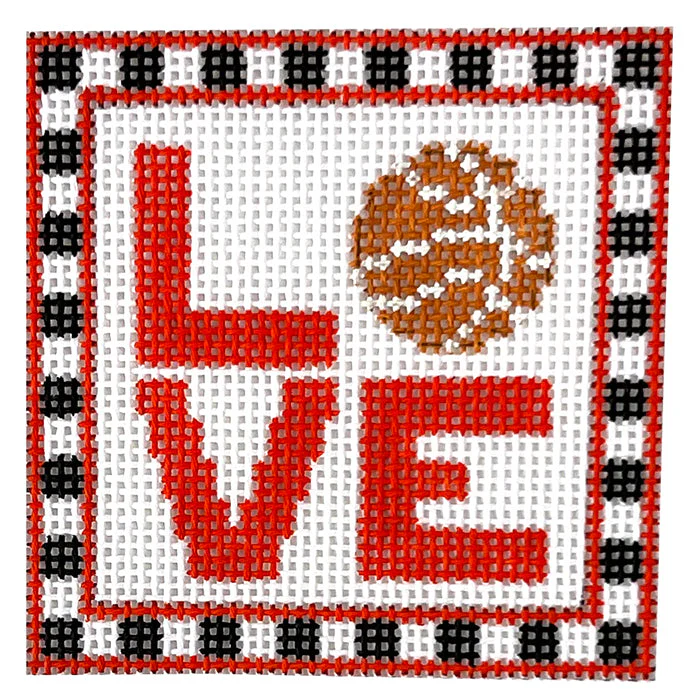 I Heart Basketball Square with Stitch Guide