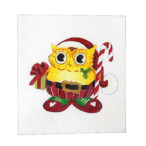 Candy Cane Owl