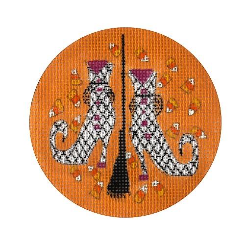 Harlequin Witch Shoes