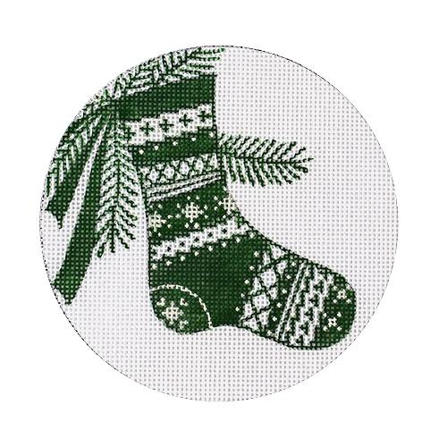 Stocking Ornament Green