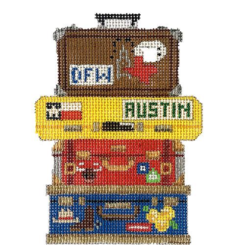 Luggage Stack - Texas