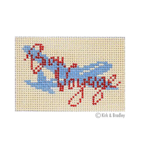 Luggage Tag - Bon Voyage Plane