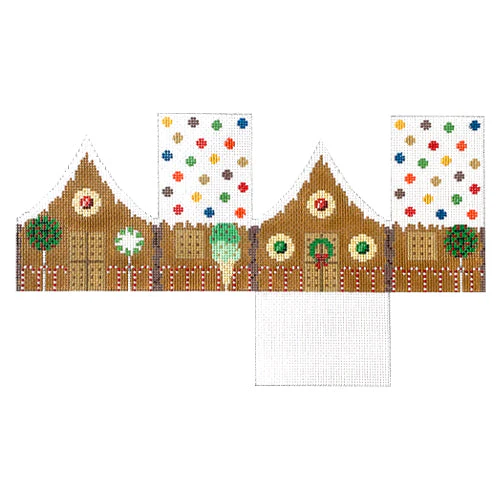 M&M Arched Roof 3D Gingerbread House on 18