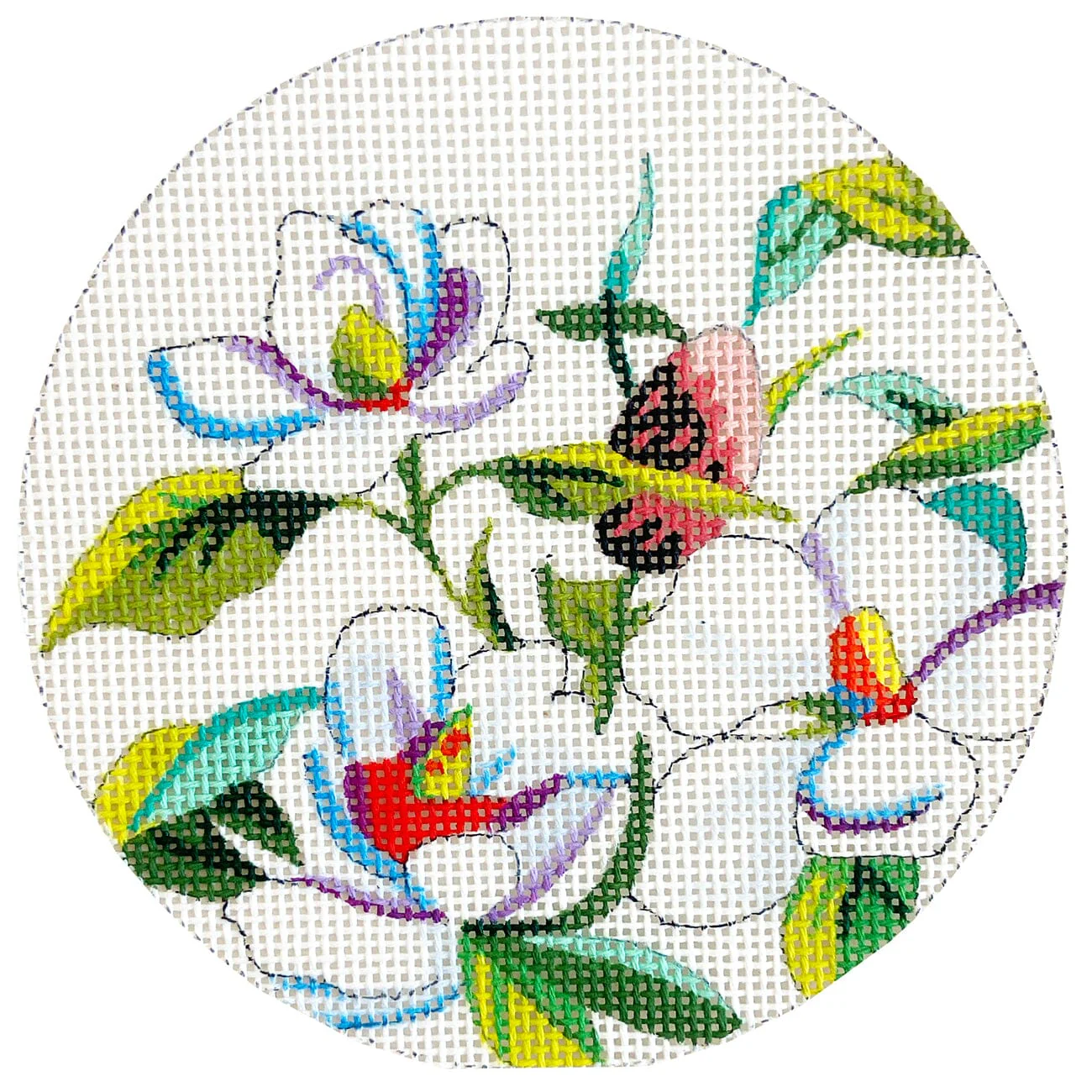 Magnolias 4" Round
