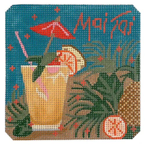 Mai Tai Cocktail Coaster