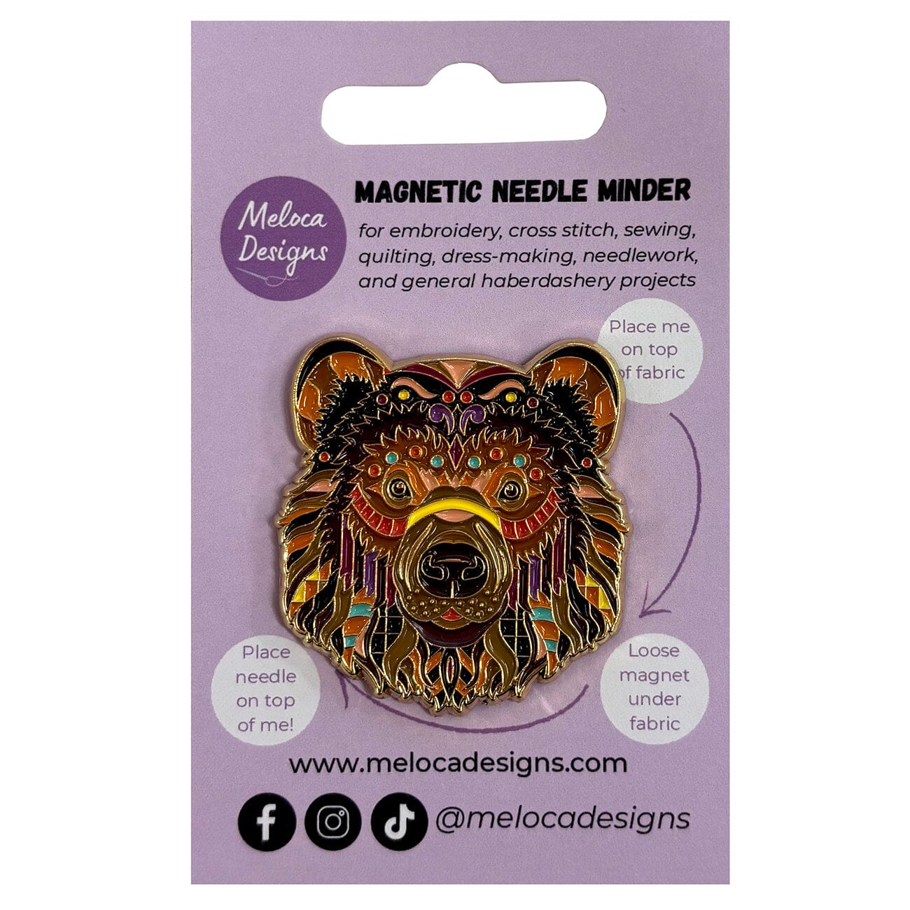 Mandala Bear Needleminder