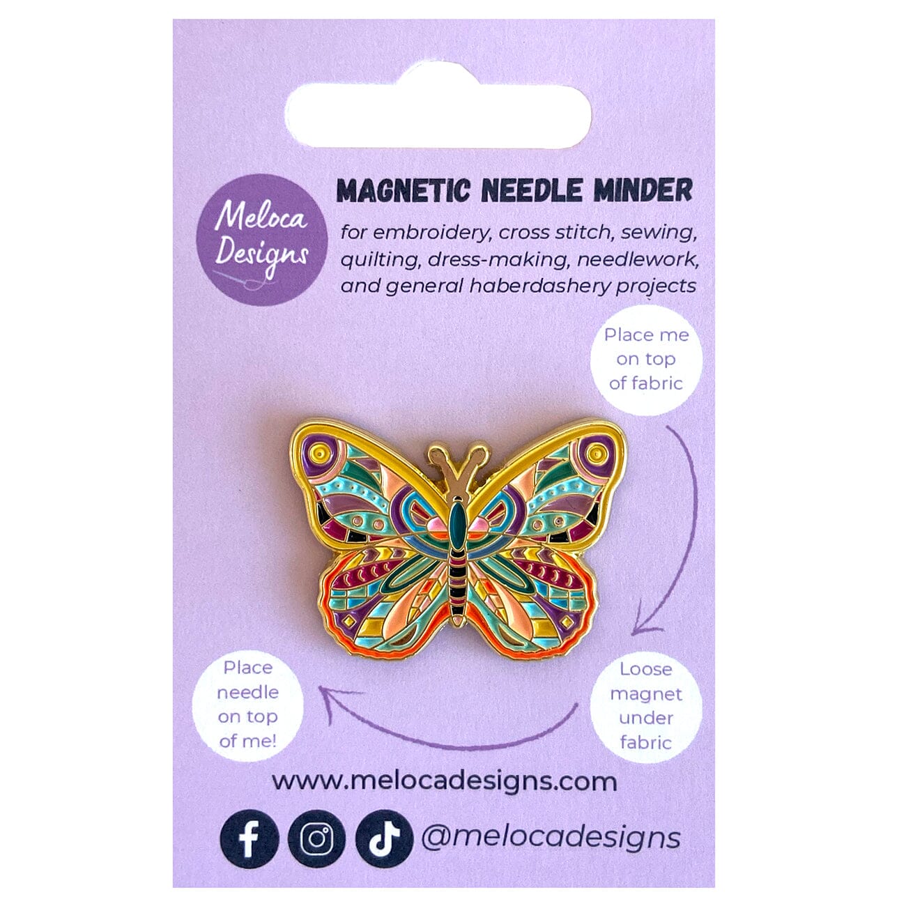 Mandala Butterfly Needleminder