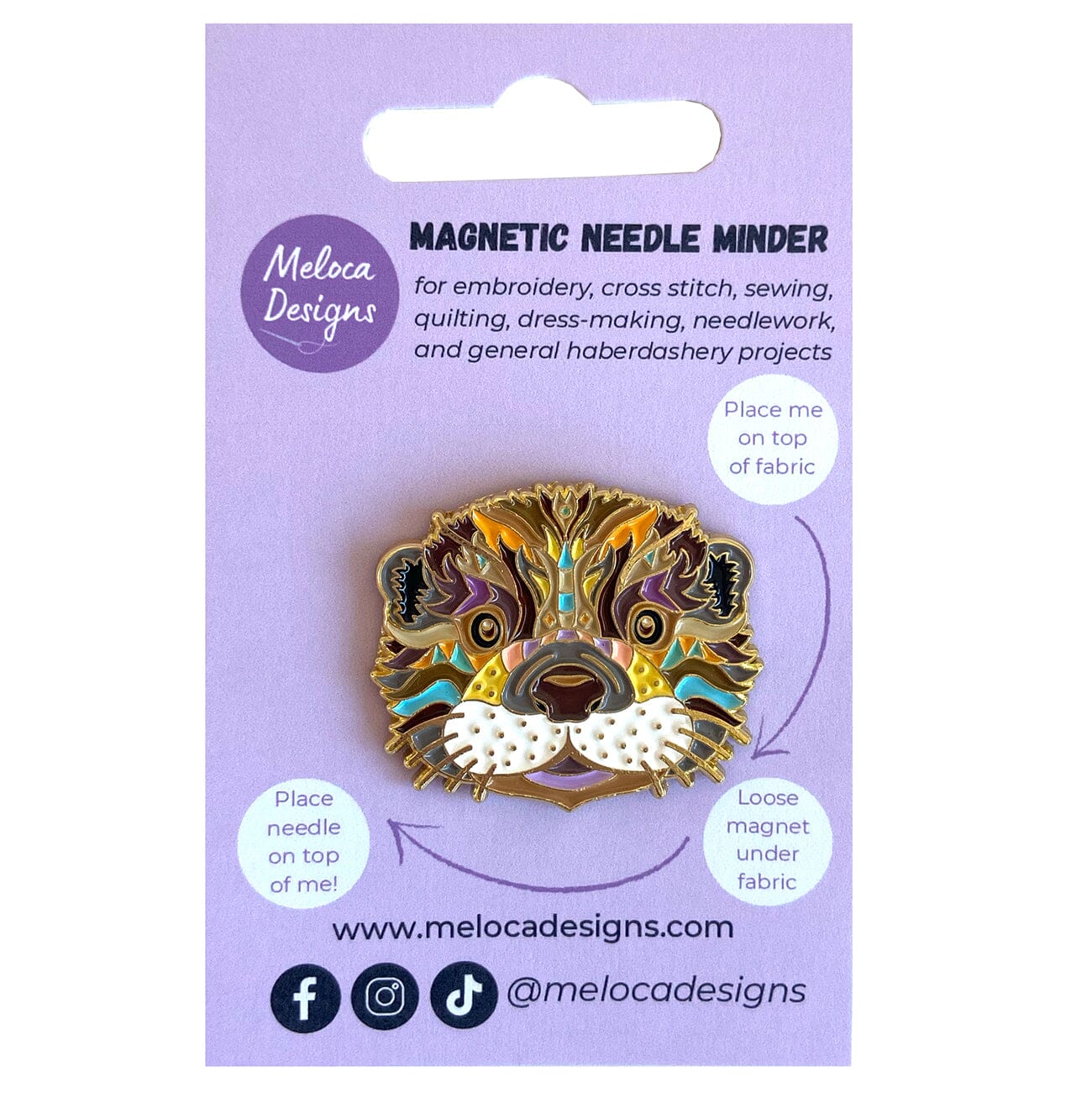 Mandala Otter Needleminder