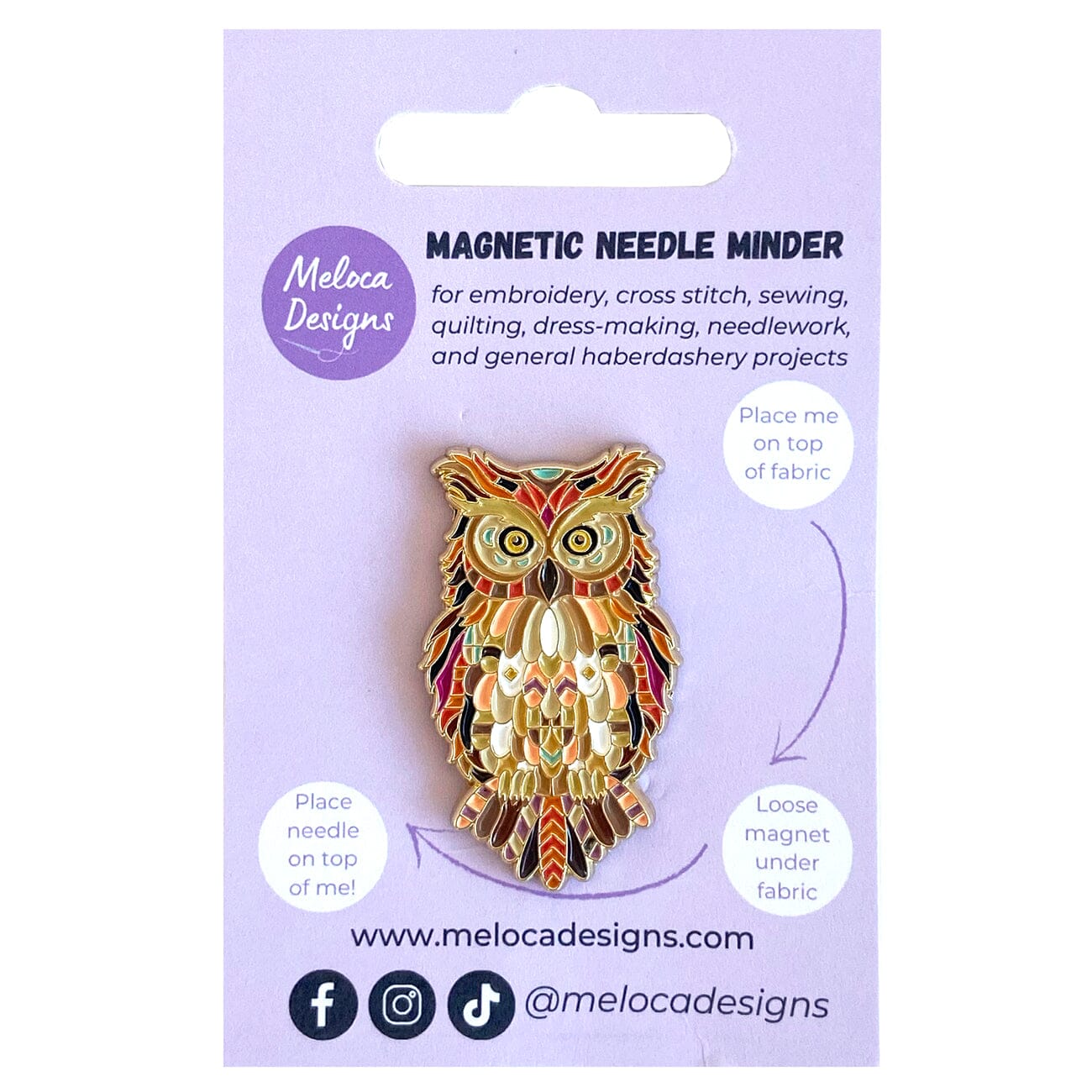 Mandala Owl Needleminder