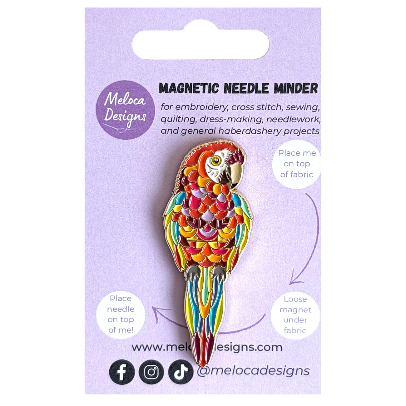 Mandala Parrot Needleminder